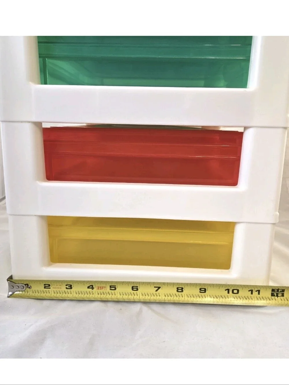 LEGO IRIS 6 Drawer Storage Organizer Tower Multi-Color Lidded Bins 2013